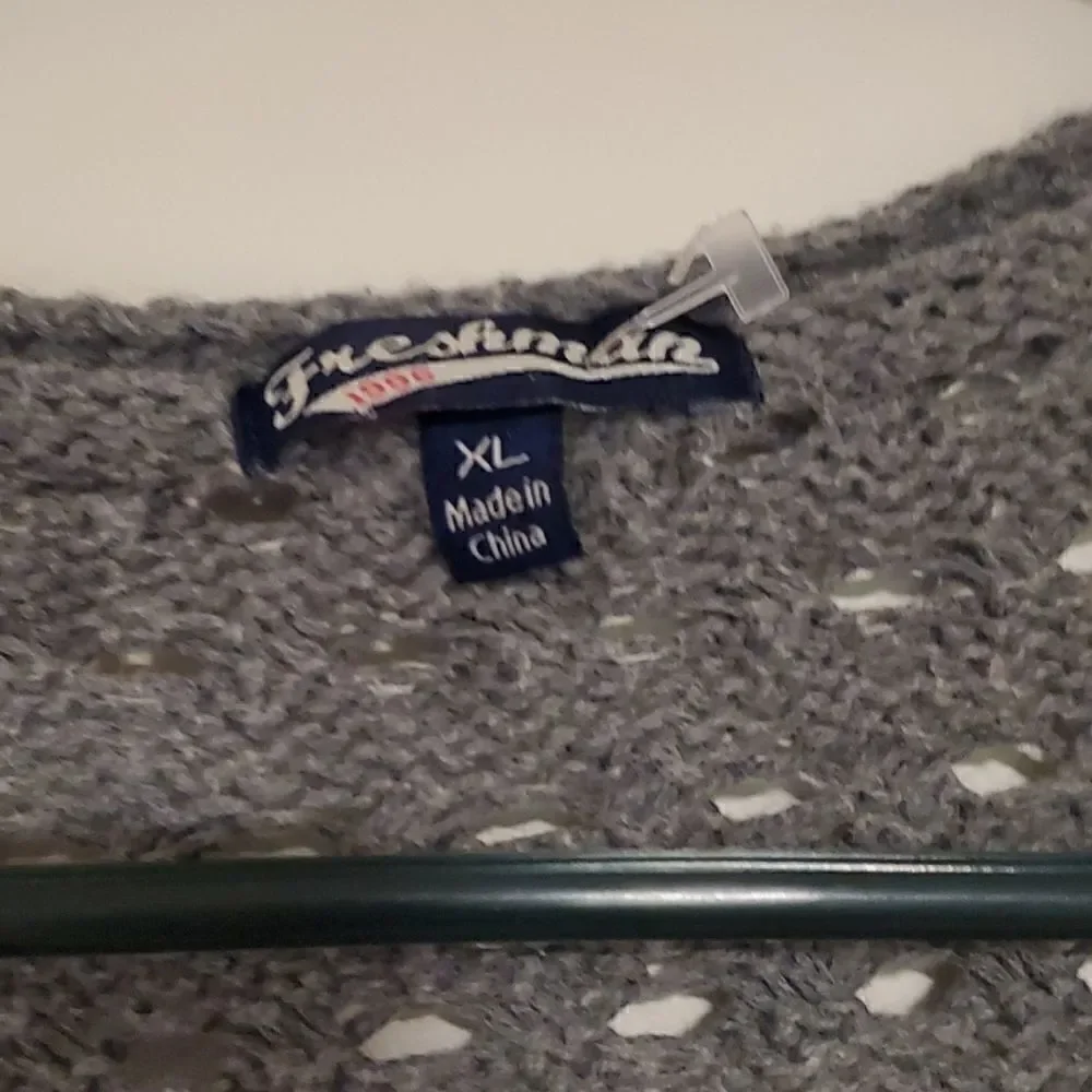 Crochet cardigan shaw style sweater